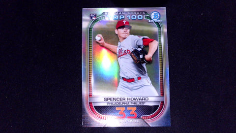 2021 Bowman #BTP-33 Spencer Howard Bowman Scouts Top 100