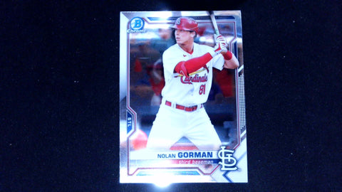 2021 Bowman #BCP-90 Nolan Gorman Chrome Prospects