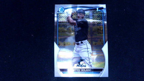 2023 Bowman #BCP-72 Yoffry Solano Chrome Prospects