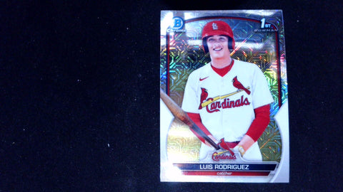 2023 Bowman #BCP-130 Luis Rodriguez Chrome Prospects Mojo Refractors