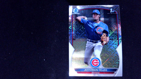 2023 Bowman #BCP-70 Jefferson Rojas Chrome Prospects Mojo Refractors