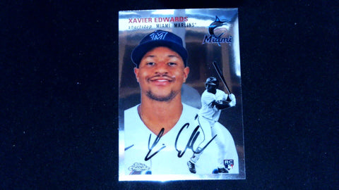 2023 Topps Chrome Platinum Anniversary #149 Xavier Edwards