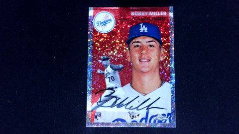 2023 Topps Chrome Platinum Anniversary #26 Bobby Miller Speckle Refractor #/150