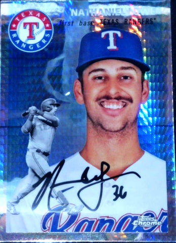 2023 Topps Chrome Platinum Anniversary #321 Nathaniel Lowe X-Fractor