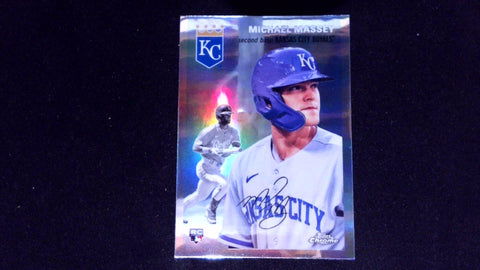 2023 Topps Chrome Platinum Anniversary #49 Michael Massey Refractor