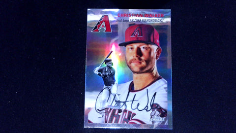 2023 Topps Chrome Platinum Anniversary #185 Christian Walker Refractor