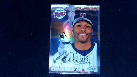 2023 Topps Chrome Platinum Anniversary #424 Torii Hunter Refractor