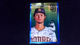 2023 Topps Chrome Platinum Anniversary #320 Yu Darvish Blue Prism Refractor