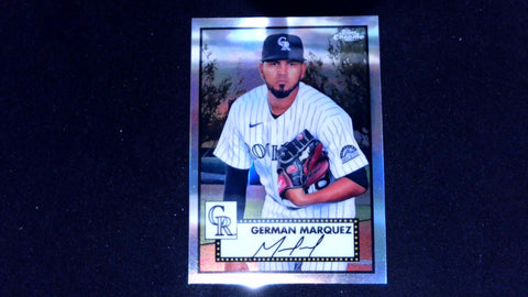 2021 Topps Chrome Platinum Anniversary #387 German Marquez Refractor