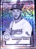 2021 Topps Chrome Platinum Anniversary #101 Anderson Tejeda Black & White