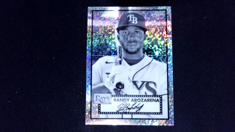 2021 Topps Chrome Platinum Anniversary #323 Randy Arozarena Black & White