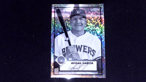 2021 Topps Chrome Platinum Anniversary #455 Avisail Garcia Black & White