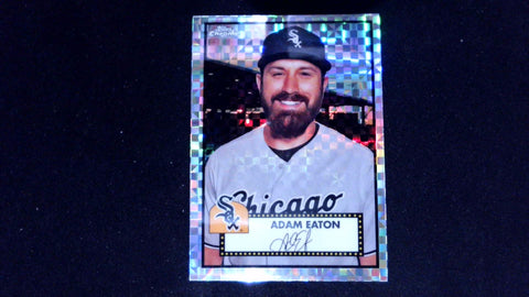 2021 Topps Chrome Platinum Anniversary #407 Adam Eaton Prism Refractor