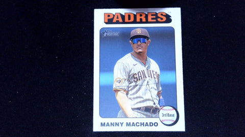 2024 Topps Heritage #175 Manny Machado White Border