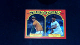 2024 Topps Heritage #TAN-12 Camilo Doval / Rollie Fingers Then and Now