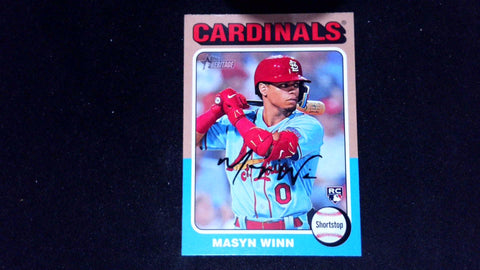 2024 Topps Heritage #284 Masyn Winn