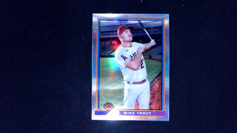 2021 Bowman #91B-MT Mike Trout 1991 Bowman