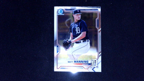 2021 Bowman #BCP-111 Matt Manning Chrome Prospects