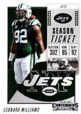 2018 Panini Contenders #28 Leonard Williams