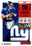 2018 Panini Contenders #30 Eli Manning