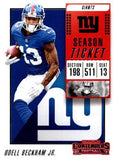 2018 Panini Contenders #31 Odell Beckham Jr.