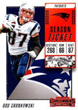 2018 Panini Contenders #37 Rob Gronkowski