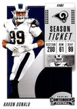 2018 Panini Contenders #47 Aaron Donald