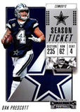2018 Panini Contenders #72 Dak Prescott