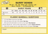 1987 Classic Update Yellow #113 Barry Bonds