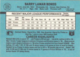 1988 Donruss #326 Barry Bonds