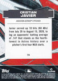 2021 Topps Fire #74 Cristian Javier