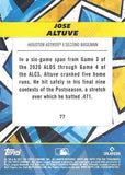 2021 Topps Fire #77 Jose Altuve