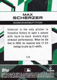 2021 Topps Fire #113 Max Scherzer
