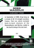 2021 Topps Fire #151 Greg Maddux