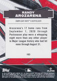 2021 Topps Fire #163 Randy Arozarena