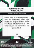 2021 Topps Fire #166 Christian Yelich