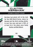 2021 Topps Fire #183 Clayton Kershaw