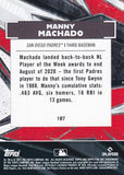 2021 Topps Fire #187 Manny Machado