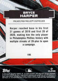 2021 Topps Fire #195 Bryce Harper