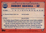 2021 Topps Pro Debut #PD-157 Robert Hassell