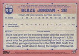 2021 Topps Pro Debut #PD-194 Blaze Jordan