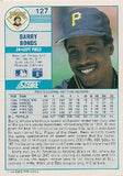 1989 Score #127 Barry Bonds