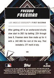 2022 Topps Fire #33 Freddie Freeman