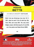2022 Topps Fire #69 Mookie Betts