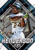 2022 Topps Fire #145 Rickey Henderson