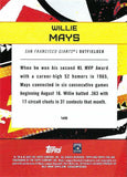 2022 Topps Fire #149 Willie Mays
