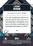 2022 Topps Fire #192 Logan Webb