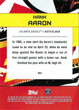 2022 Topps Fire #194 Hank Aaron
