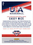 2018 Panini USA Baseball Stars & Stripes #6 Casey Mize Longevity