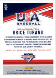 2018 Panini USA Baseball Stars & Stripes #32 Brice Turang Longevity